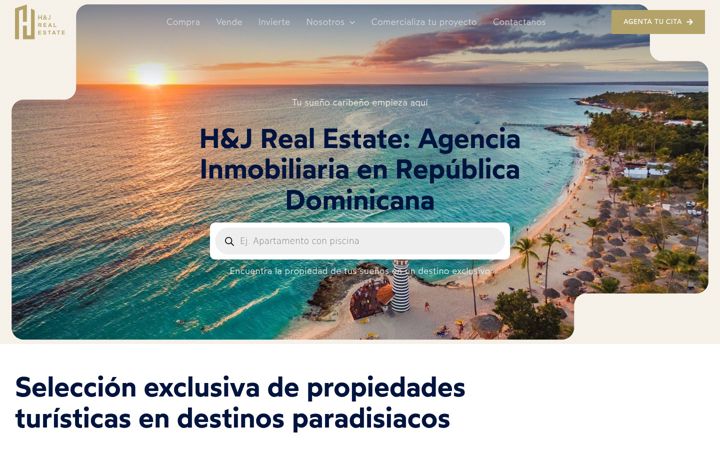 Screenshot of hyjrealestate.com
