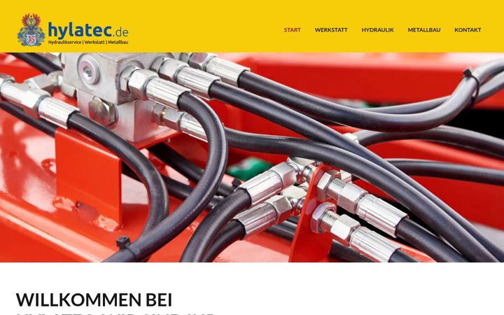 Screenshot of hylatec.de
