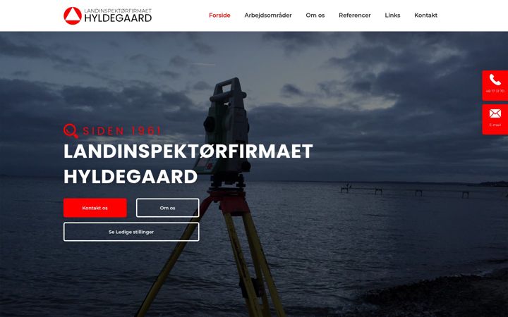 Screenshot of hyldegaard.dk