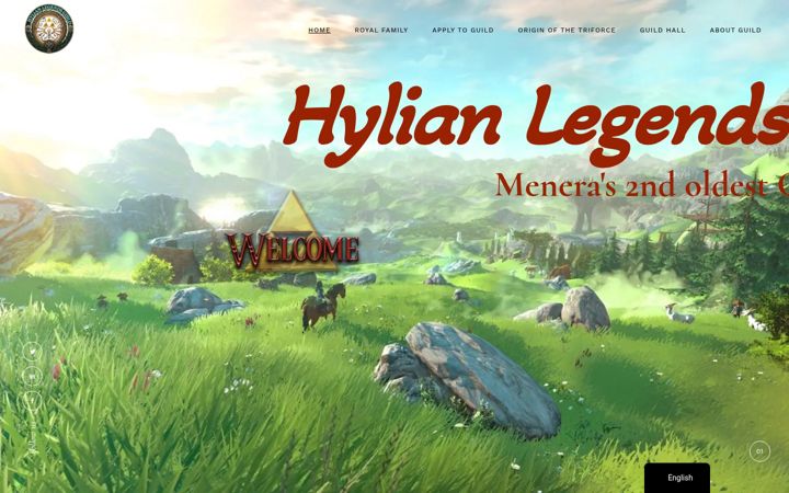 Screenshot of hylian-legends.com