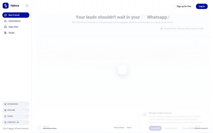 Screenshot of hyloca.com