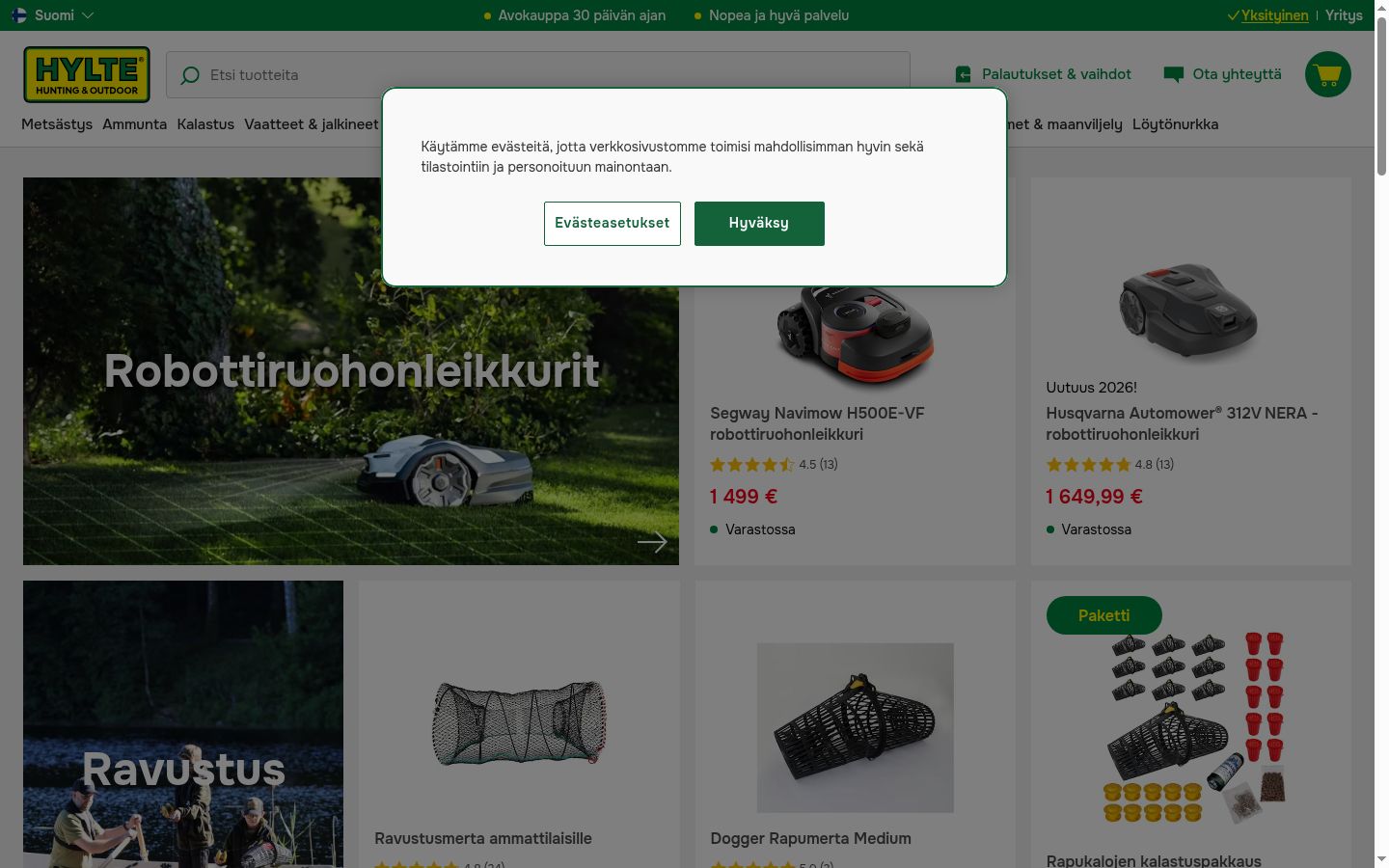 Screenshot van de toestemmingsbanner zoals getoond vóór enige interactie
