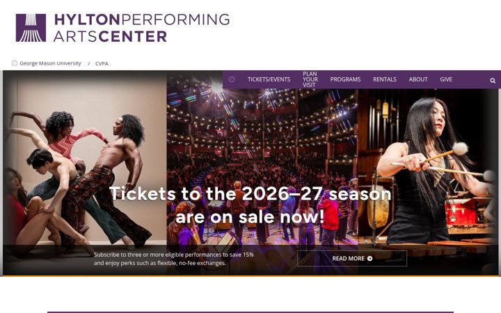 Screenshot of hyltoncenter.org