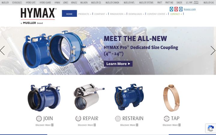 Screenshot of hymaxusa.com