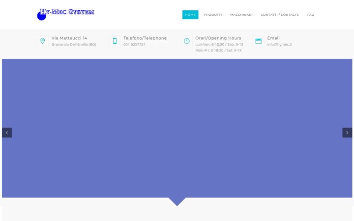 Screenshot of hymec.it