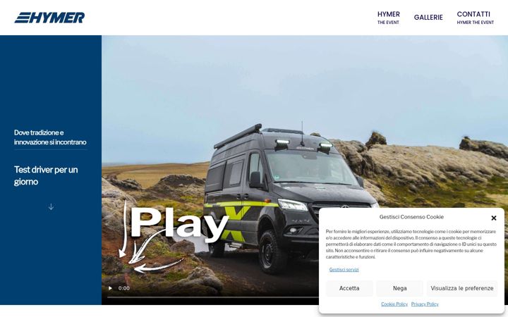 Screenshot of hymertheevent.com