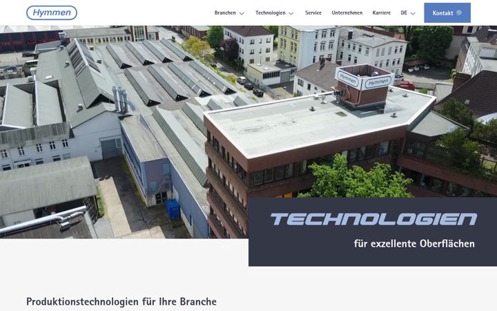 Screenshot of hymmen.com