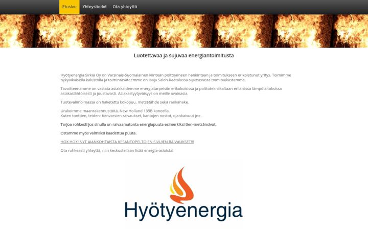 Screenshot of hyotyenergia.com