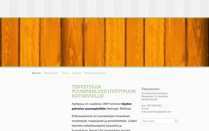 Screenshot of hyotypuu.fi