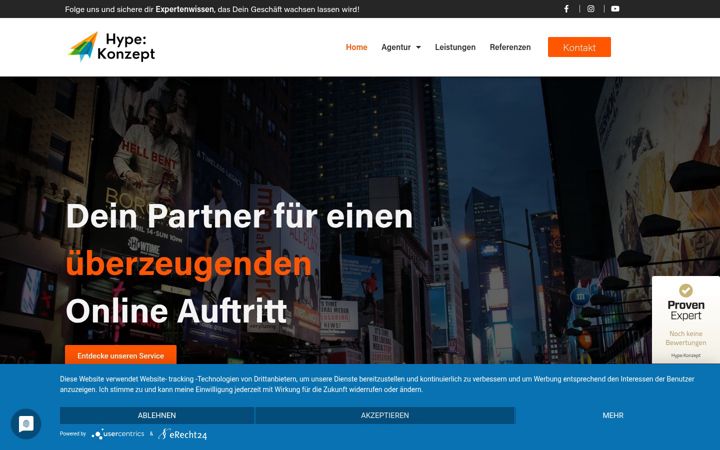 Screenshot of hype-konzept.de