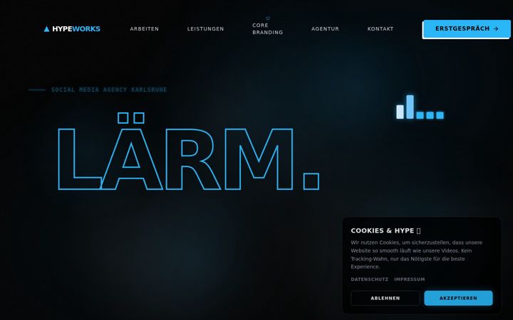 Screenshot of hype-works.com