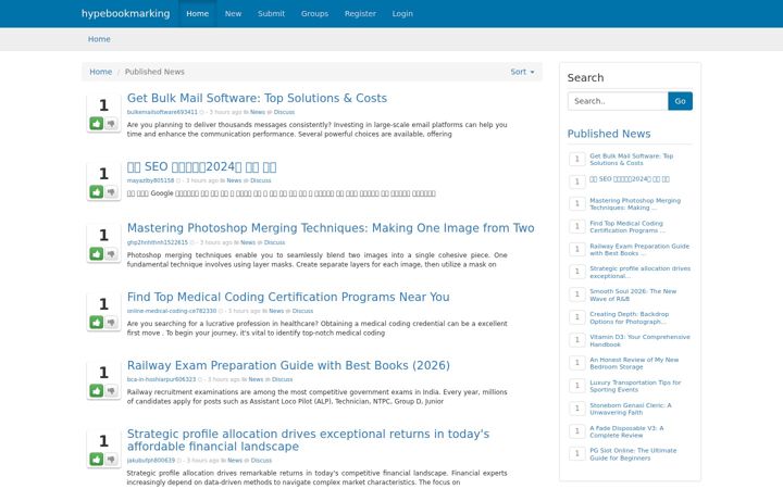 Screenshot του hypebookmarking.com