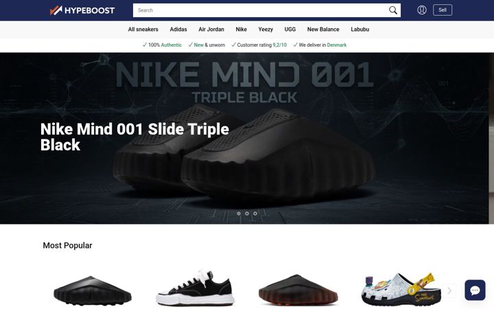 Screenshot of hypeboost.com
