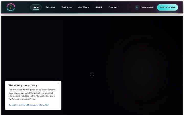 Screenshot of hypedupmedia.com