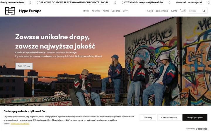 Screenshot of hypeeurope.com