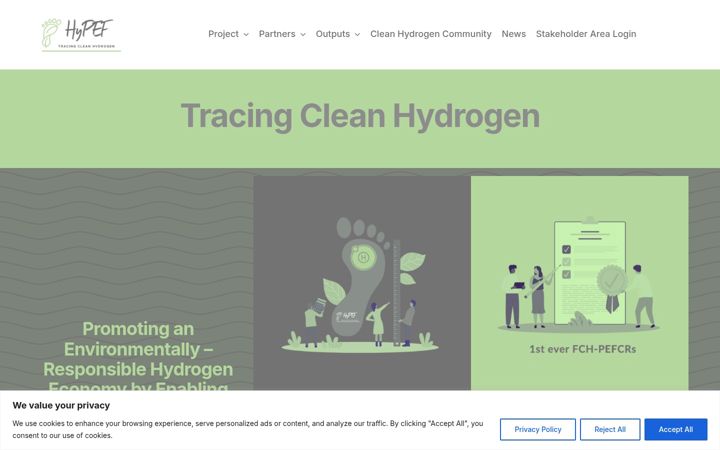 Screenshot of hypef.eu