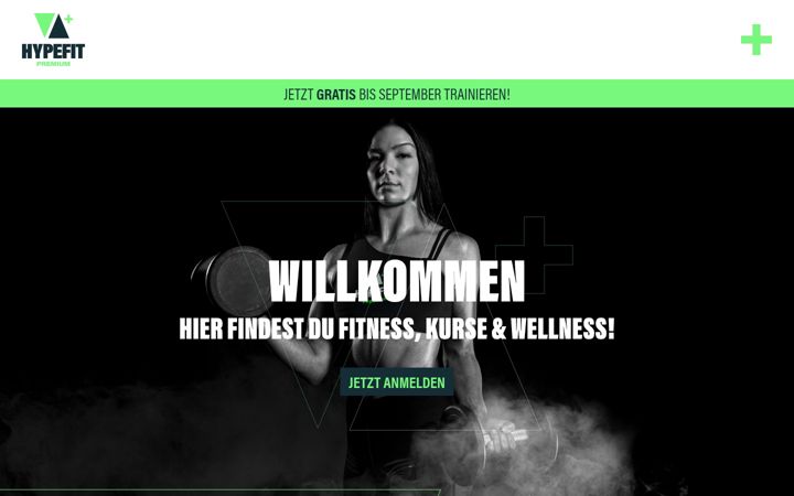 Screenshot of hypefit.de