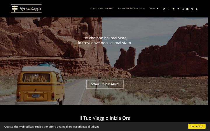 Screenshot of hypeinviaggio.com