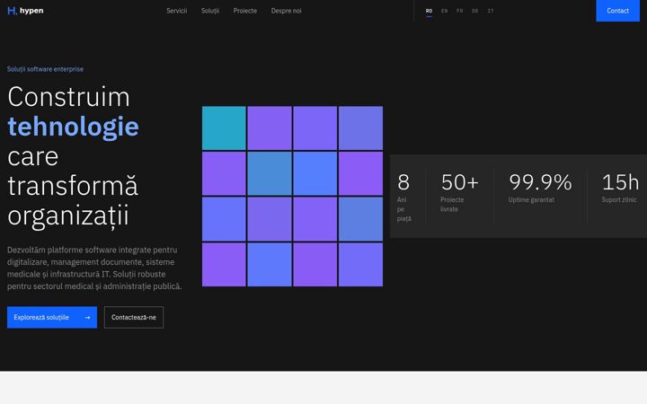 Screenshot of hypen.ro