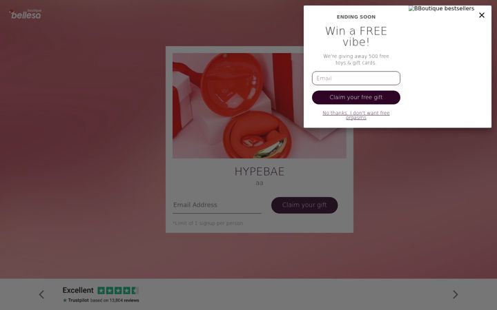 Screenshot of hypenaughty.com