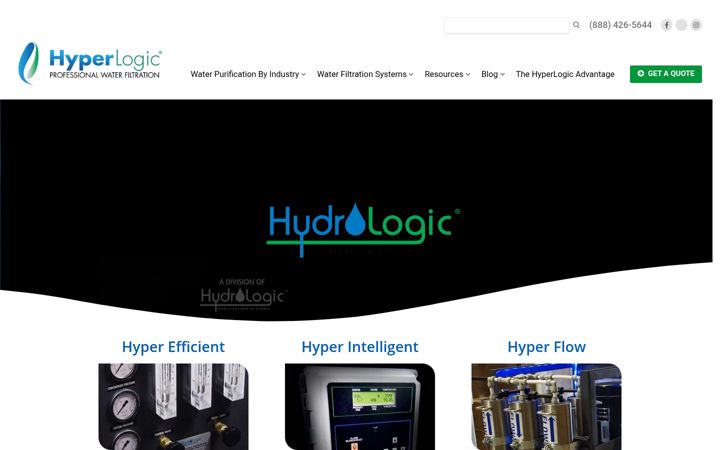Screenshot of hyper-logic.com