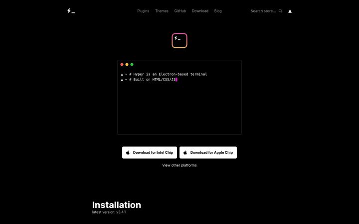 Screenshot of hyper.is