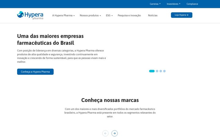 Screenshot of hypera.com.br