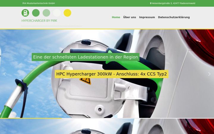 Screenshot of hypercharger-rade.de