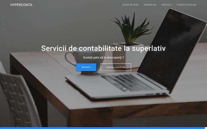 Screenshot of hyperconta.ro