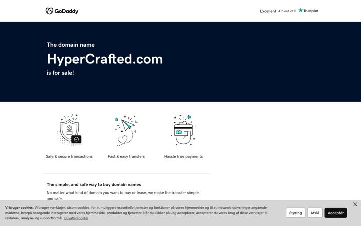 Екранна снимка на hypercrafted.com