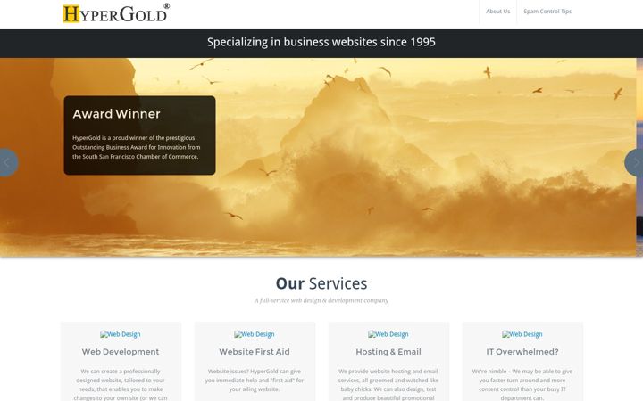 Screenshot of hypergold.net