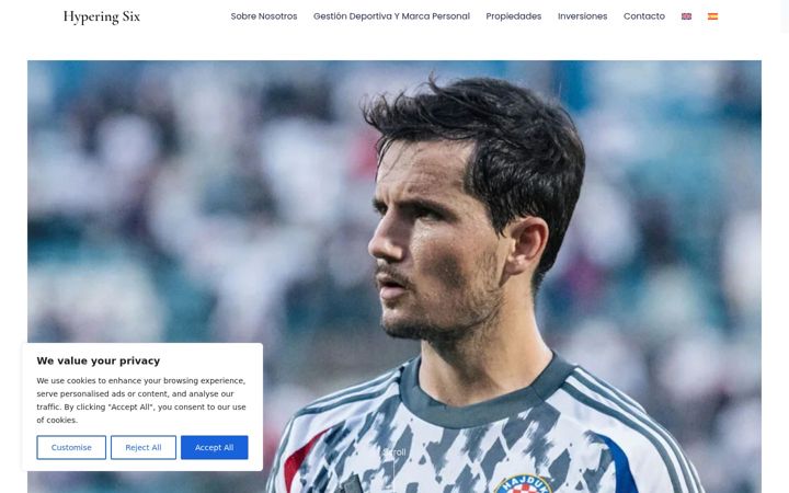 Screenshot of hyperingsix.com