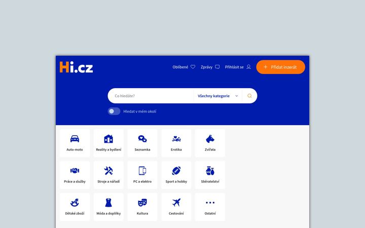 Екранна снимка на hyperinzerce.cz