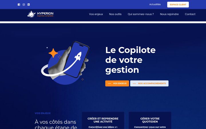 Capture d'écran de hyperion-expertises.com