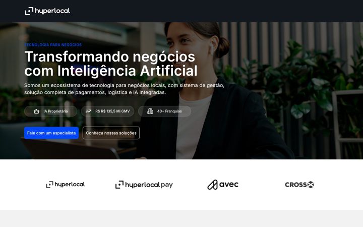 Screenshot of hyperlocal.com.br