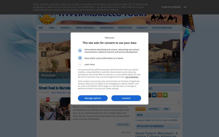 Screenshot of hypermoroccotours.com