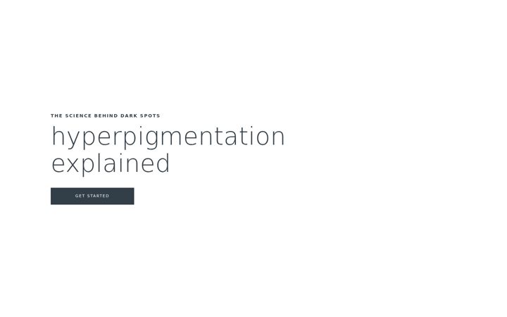 Screenshot stránky hyperpigmentationexplained.com
