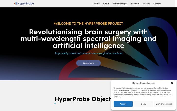Screenshot of hyperprobe.eu