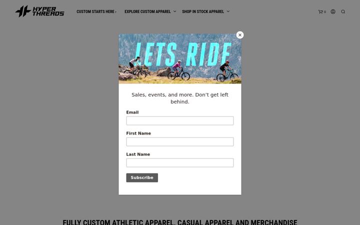 Screenshot of hyperthreads.com