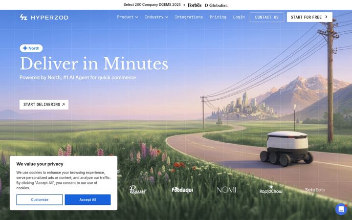 Screenshot of hyperzod.com