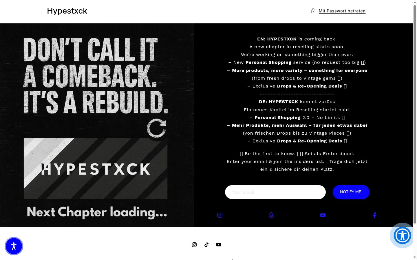 Sutikimo reklamjuostės, rodytos prieš bet kokią sąveiką, ekrano kopija