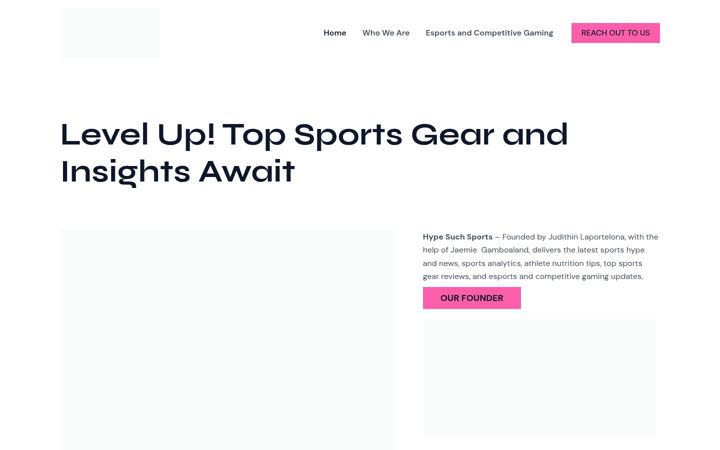 Screenshot of hypesuchsports.com