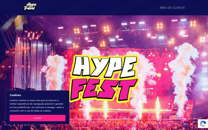 Screenshot of hypetravel.pt