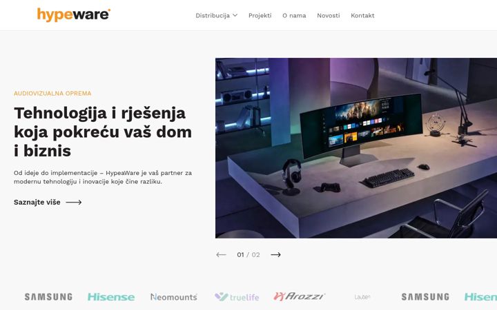 Screenshot of hypeware.hr