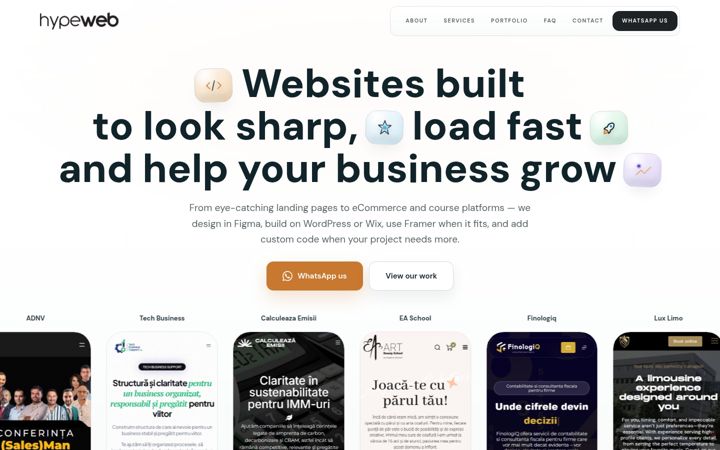 Screenshot of hypeweb.ro