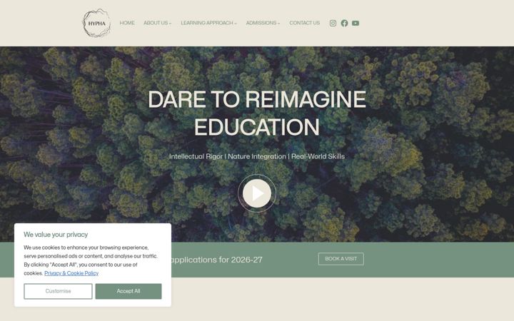 Screenshot of hyphaportugal.com