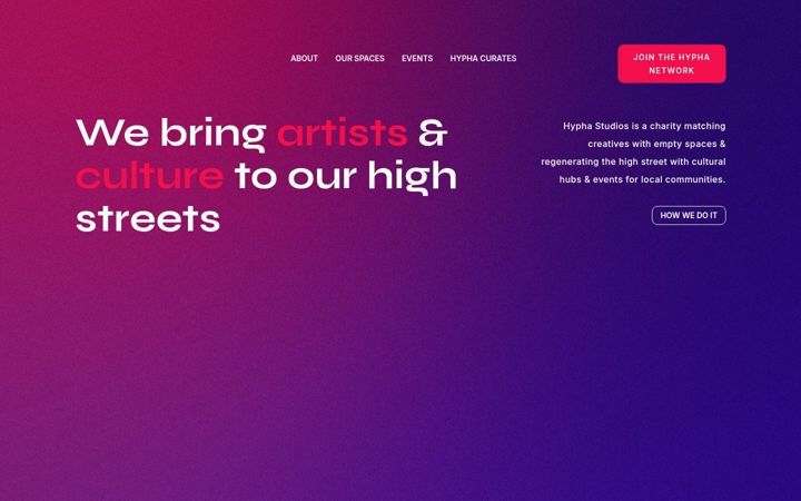 Screenshot of hyphastudios.com