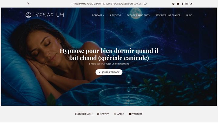 Screenshot of hypnarium.com