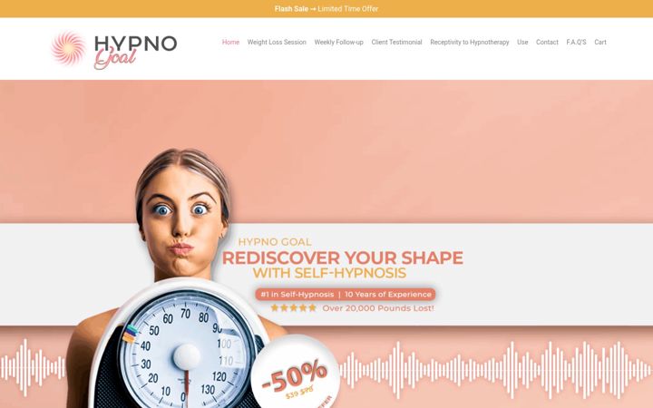 Screenshot of hypno-goal.com