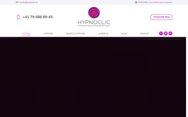 Screenshot of hypnoclic.ch